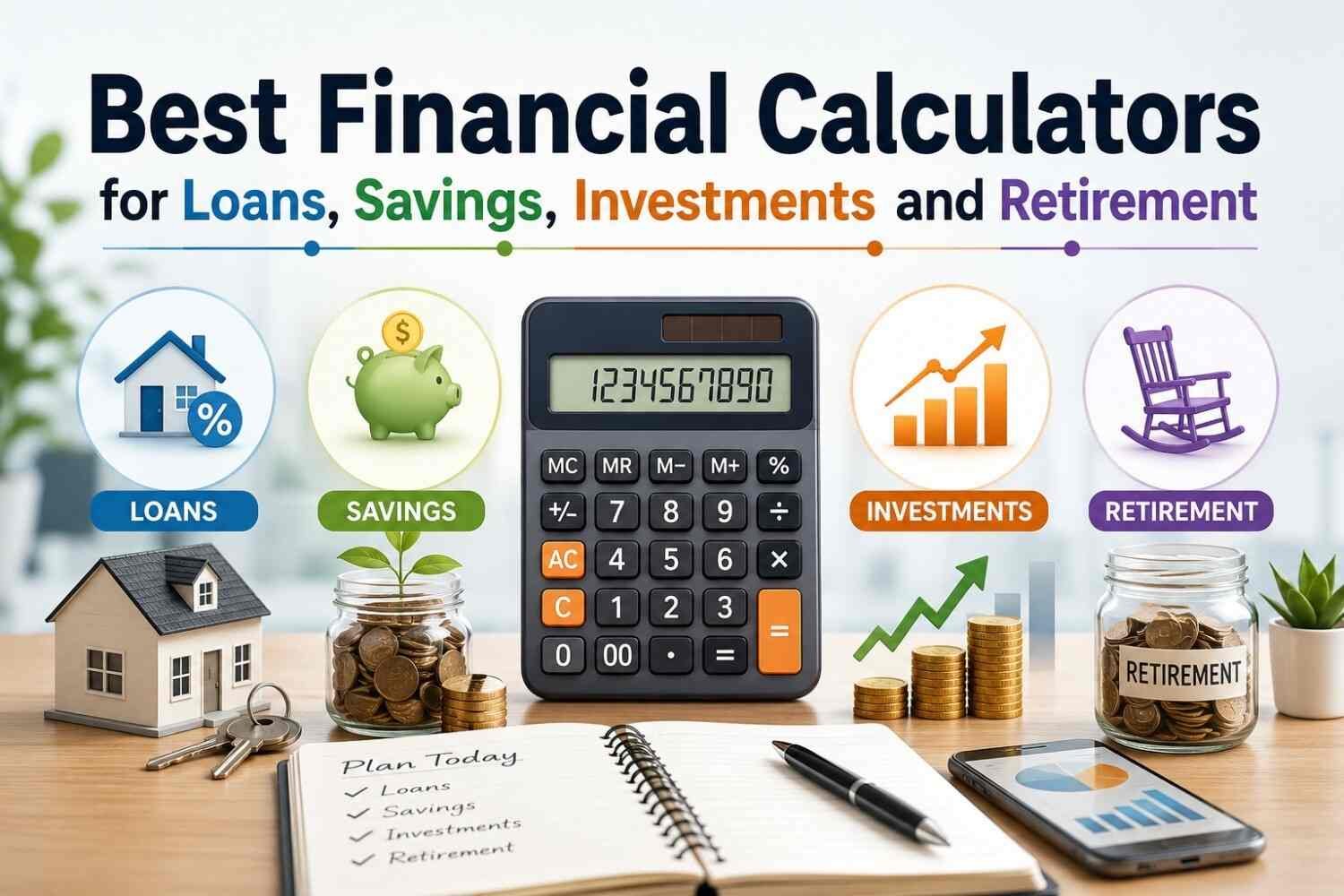 Best Financial Calculators for Loans, Savings, Investments and Retirement